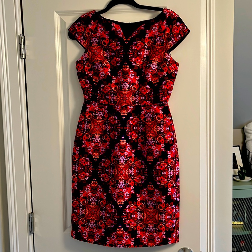Silk floral dress